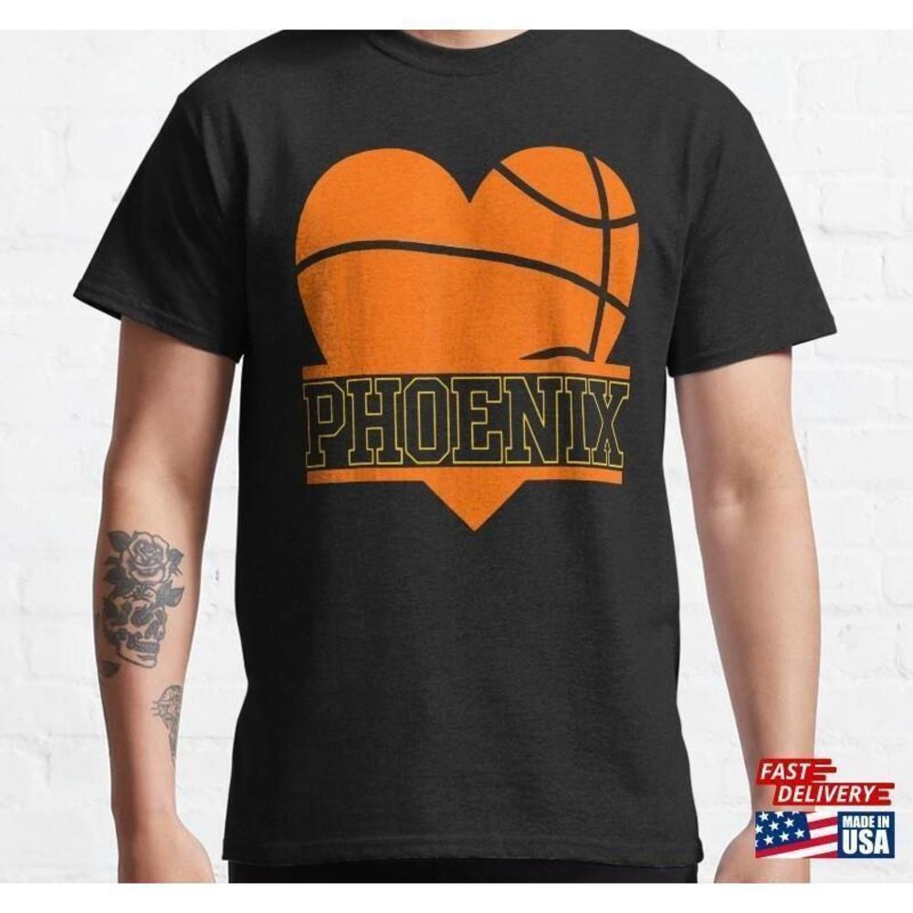 Phoenix Suns Basketball Classic Sports Fan Graphic T-Shirt